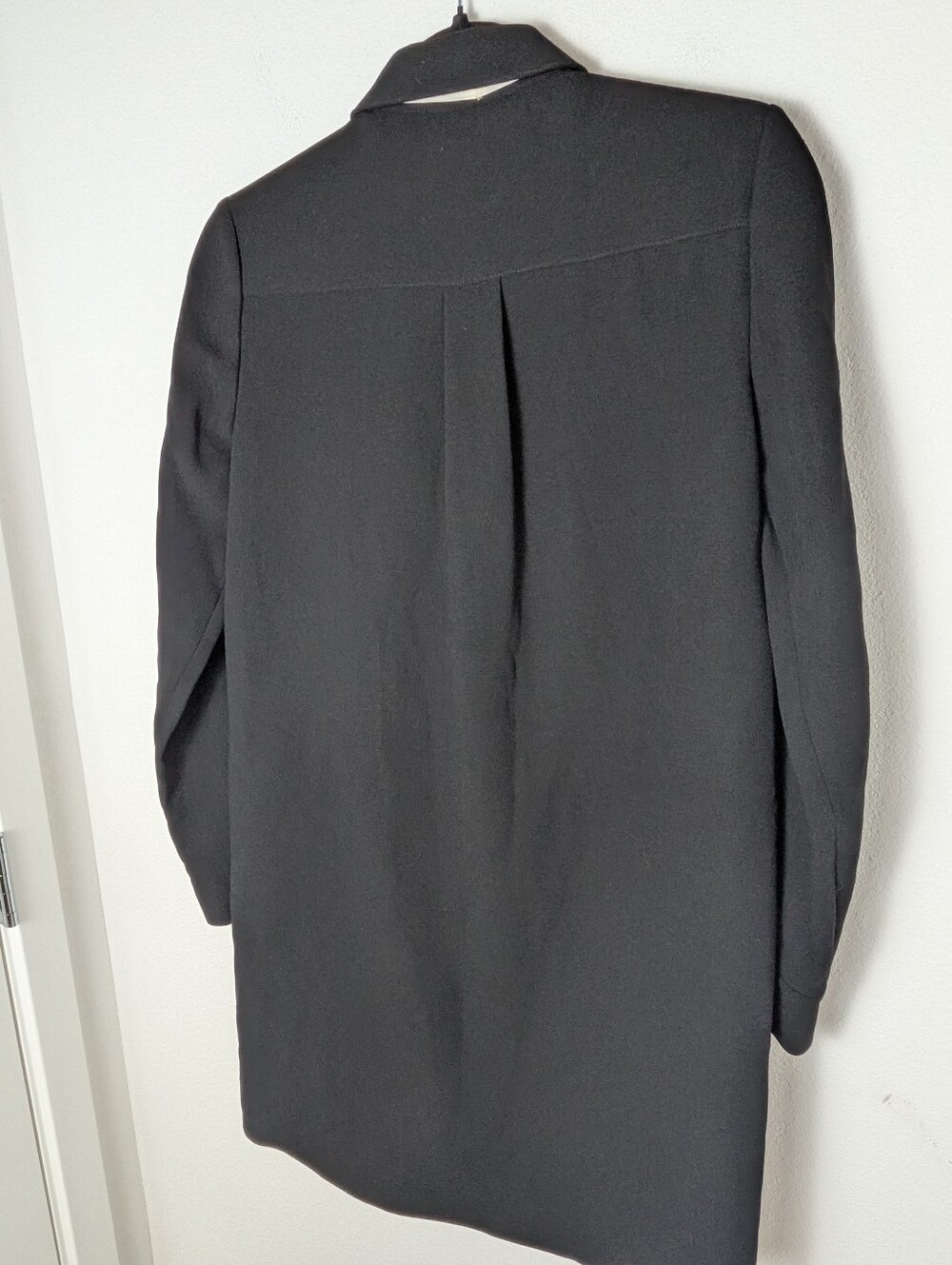 Kate Spade Black Shirt Dress With White Bowknot Sz 0 Collared Classic Lined EUC - Picture 7 of 12